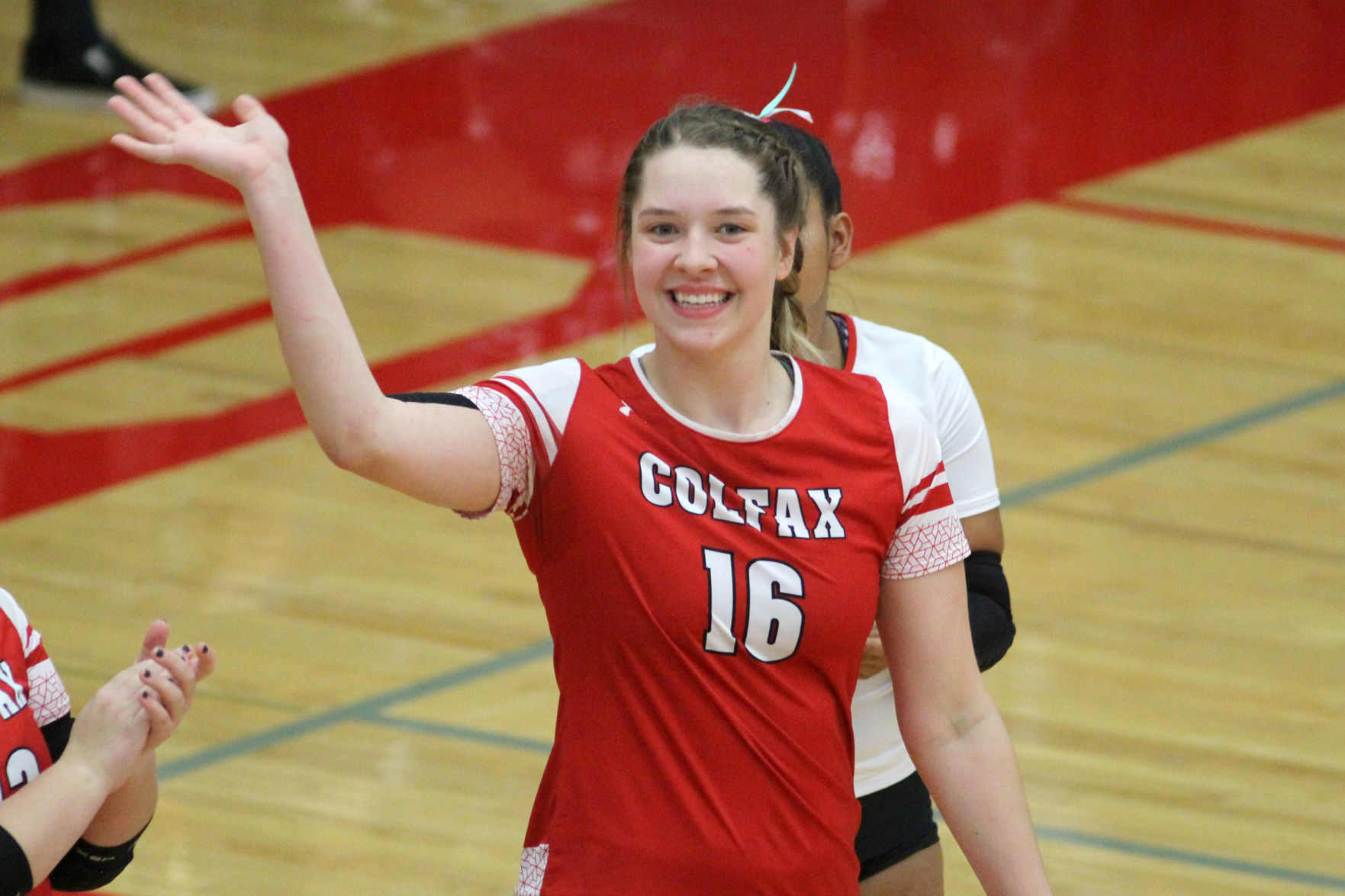 Cameron at Colfax volleyball regionals 10-24-19